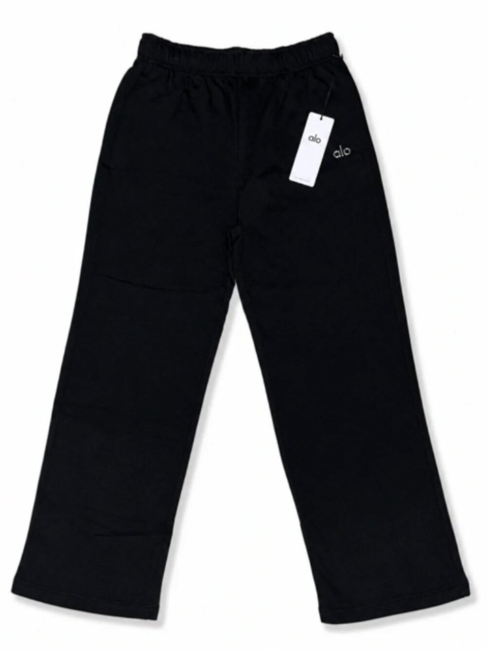 ALO Accolade Straight Leg Sweatpants Black NWT- UNISEX